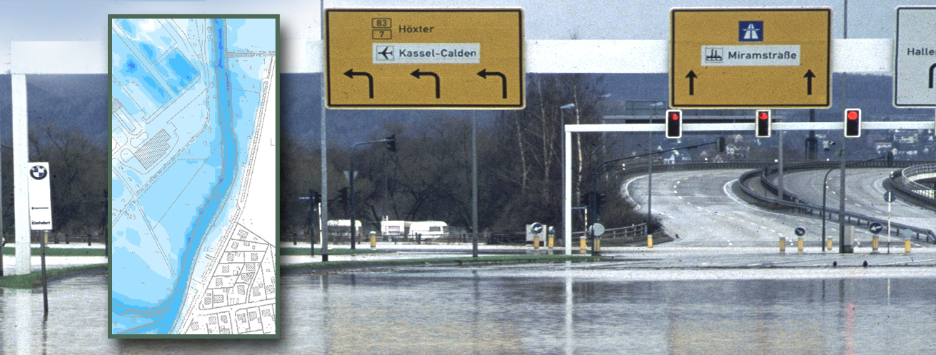 Landunter an der Dresdner Strae in Kassel 